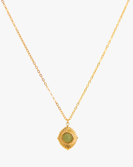 Halskette Luna Oasis Aventurin