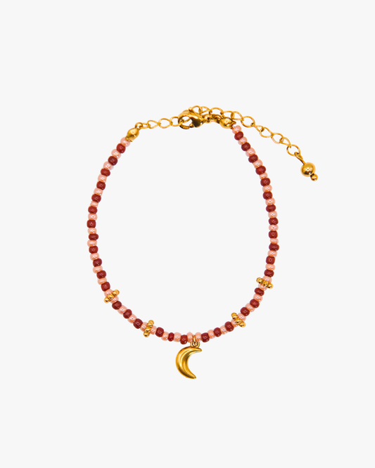 Armband Lune Bordeaux