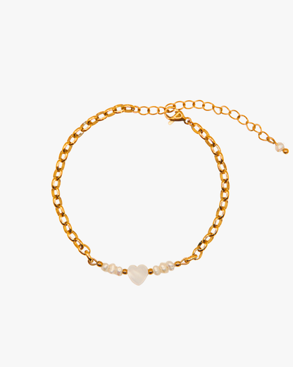 Armband Pearl Heart