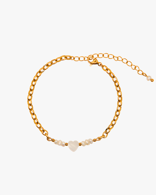Armband Pearl Heart