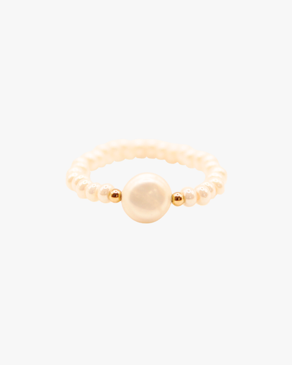 Ring Beige Pearl