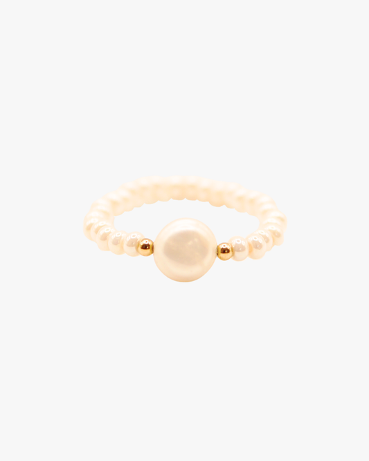 Ring Beige Pearl