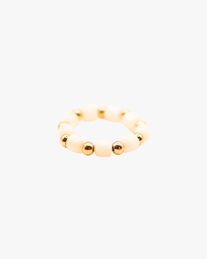 Ring Golden Perlmutt