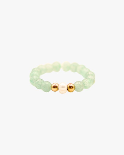 Ring Green Pearl