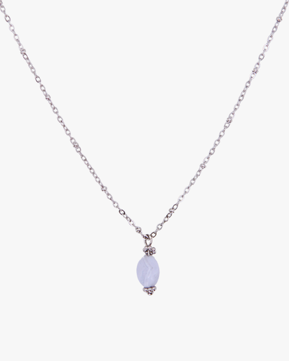 Halskette Serenity Chalcedon in Silber