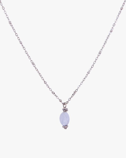 Halskette Serenity Chalcedon in Silber