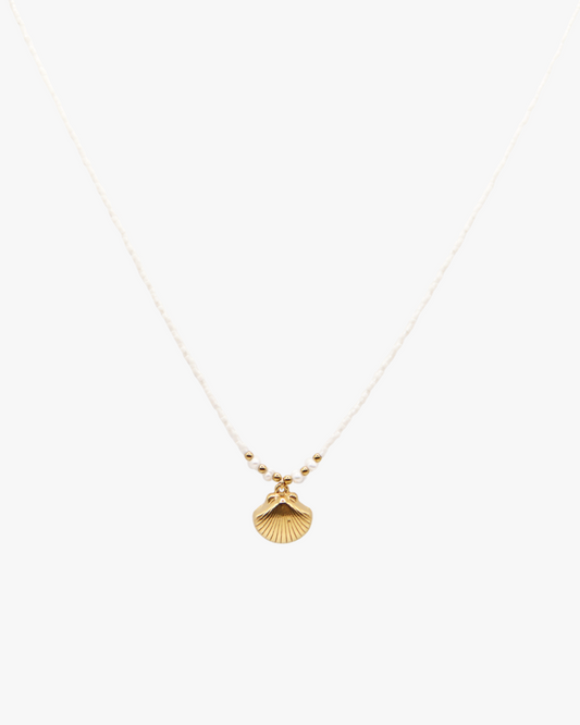Halskette Golden Shell Pearl